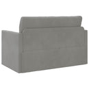 Sovesofa Lysegrå 124 x 71 x 78 cm Fløjl