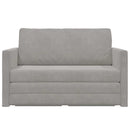 Sovesofa Lysegrå 124 x 71 x 78 cm Fløjl