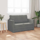 Sovesofa Mørkegrå 124 x 71 x 78 cm Fløjl