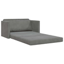 Sovesofa Mørkegrå 124 x 71 x 78 cm Fløjl