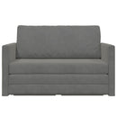 Sovesofa Mørkegrå 124 x 71 x 78 cm Fløjl