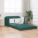 Sovesofa Mørkegrøn 124 x 71 x 78 cm Fløjl