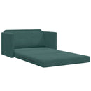 Sovesofa Mørkegrøn 124 x 71 x 78 cm Fløjl