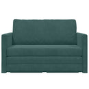 Sovesofa Mørkegrøn 124 x 71 x 78 cm Fløjl