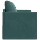 Sovesofa Mørkegrøn 124 x 71 x 78 cm Fløjl