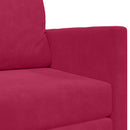 Sovesofa Vinrød 124 x 71 x 78 cm Fløjl
