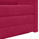 Sovesofa Vinrød 124 x 71 x 78 cm Fløjl