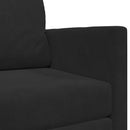 Sovesofa Sort 124 x 71 x 78 cm Fløjl