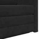 Sovesofa Sort 124 x 71 x 78 cm Fløjl