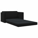 Sovesofa Sort 124 x 71 x 78 cm Fløjl