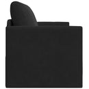 Sovesofa Sort 124 x 71 x 78 cm Fløjl