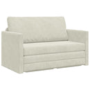 Sovesofa Creme 124 x 71 x 78 cm Fløjl