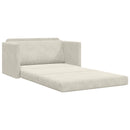 Sovesofa Creme 124 x 71 x 78 cm Fløjl