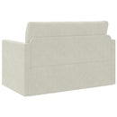 Sovesofa Creme 124 x 71 x 78 cm Fløjl