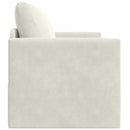 Sovesofa Creme 124 x 71 x 78 cm Fløjl