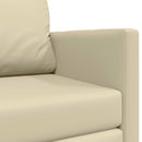Sovesofa Creme 124 x 71 x 78 cm Kunstlæder