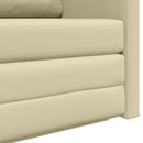 Sovesofa Creme 124 x 71 x 78 cm Kunstlæder