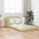 Sovesofa Creme 124 x 71 x 78 cm Kunstlæder