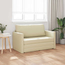 Sovesofa Creme 124 x 71 x 78 cm Kunstlæder