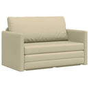 Sovesofa Creme 124 x 71 x 78 cm Kunstlæder