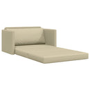 Sovesofa Creme 124 x 71 x 78 cm Kunstlæder