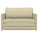 Sovesofa Creme 124 x 71 x 78 cm Kunstlæder