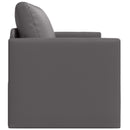 Sovesofa Grå 124 x 71 x 78 cm Kunstlæder