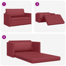 Sovesofa Vinrød 124 x 71 x 78 cm Kunstlæder