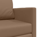 Sovesofa Cappuccino 124 x 71 x 78 cm Kunstlæder