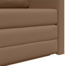 Sovesofa Cappuccino 124 x 71 x 78 cm Kunstlæder