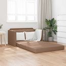 Sovesofa Cappuccino 124 x 71 x 78 cm Kunstlæder