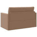 Sovesofa Cappuccino 124 x 71 x 78 cm Kunstlæder