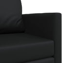 Sovesofa Sort 124 x 71 x 78 cm Kunstlæder