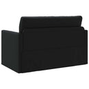 Sovesofa Sort 124 x 71 x 78 cm Kunstlæder