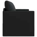 Sovesofa Sort 124 x 71 x 78 cm Kunstlæder