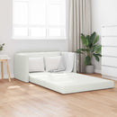 Sovesofa Hvid 124 x 71 x 78 cm Kunstlæder
