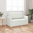 Sovesofa Hvid 124 x 71 x 78 cm Kunstlæder