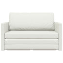Sovesofa Hvid 124 x 71 x 78 cm Kunstlæder