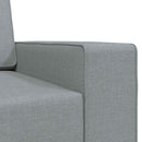 Sovesofa Lysegrå 245 x 78 x 77 cm Stof