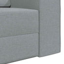 Sovesofa Lysegrå 245 x 78 x 77 cm Stof