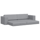 Sovesofa Lysegrå 245 x 78 x 77 cm Stof