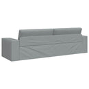 Sovesofa Lysegrå 245 x 78 x 77 cm Stof
