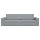 Sovesofa Lysegrå 245 x 78 x 77 cm Stof