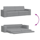 Sovesofa Lysegrå 245 x 78 x 77 cm Stof