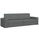 Sovesofa Mørkegrå 245 x 78 x 77 cm Stof