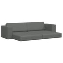 Sovesofa Mørkegrå 245 x 78 x 77 cm Stof