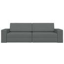 Sovesofa Mørkegrå 245 x 78 x 77 cm Stof