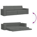 Sovesofa Mørkegrå 245 x 78 x 77 cm Stof