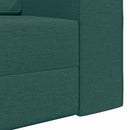 Sovesofa Mørkegrøn 245 x 78 x 77 cm Stof