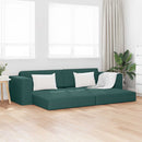 Sovesofa Mørkegrøn 245 x 78 x 77 cm Stof